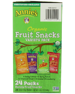 Annie's Homegrown Organic Bunny Fruit Snacks