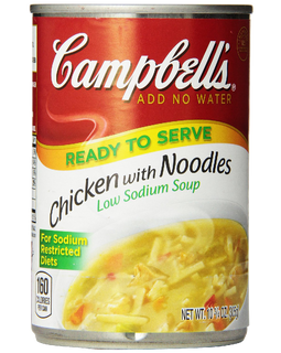 Campbell's Low Sodium Chicken with Noodles Soup